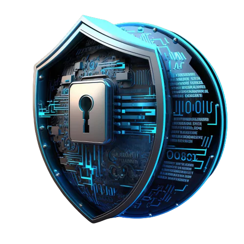 Image of 3D lock showing security of WordPress website