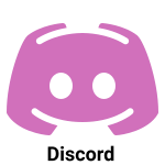 A purple color Discord icon