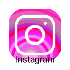 A square shaped purple colored Instagram icon