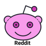 A purple colored Reddit icon